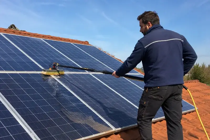 Nettoyage et entretien de panneaux solaires à Latrape